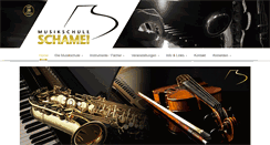 Desktop Screenshot of musikschule-schamei.de